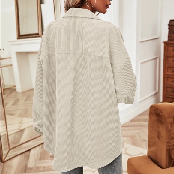 Corduroy button down jacket - Picture 8 of 13